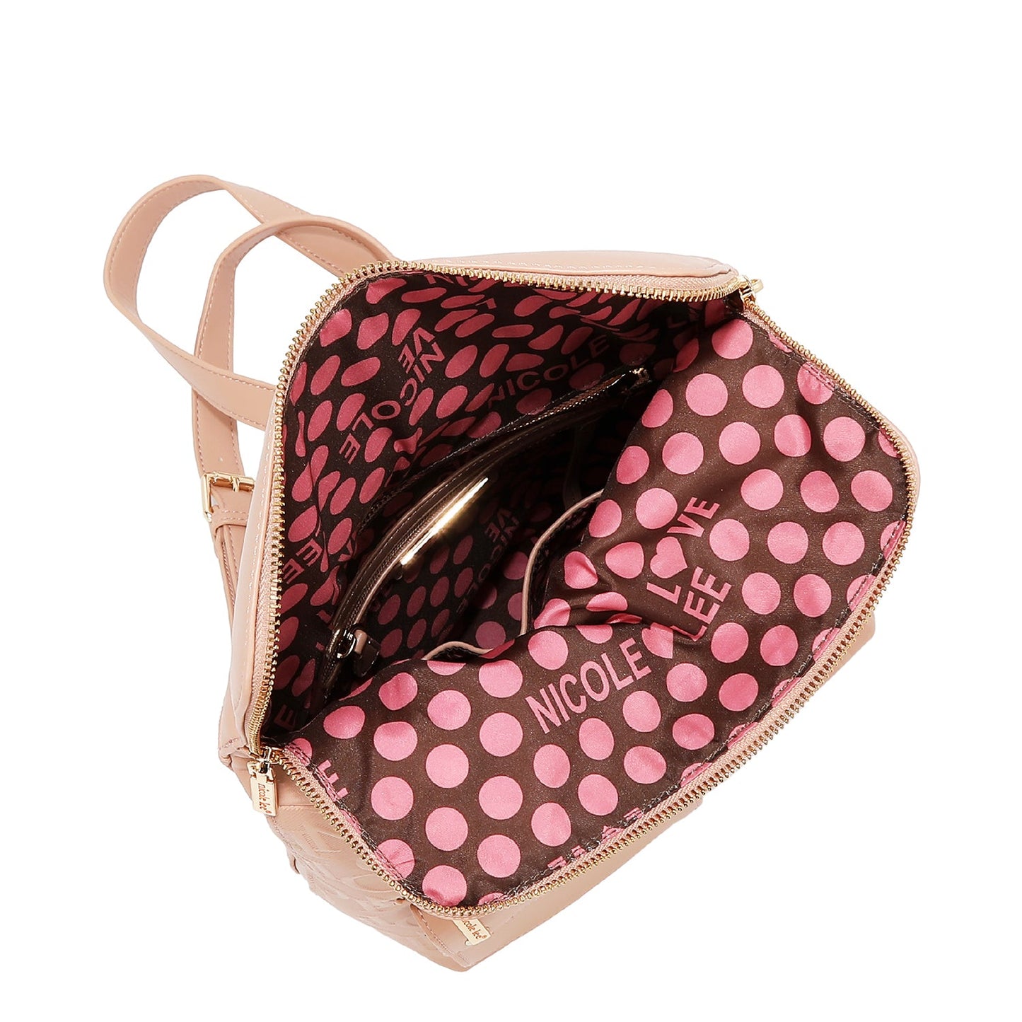 MOCHILA MULTIBOLSILLOS ELEGANCIA EN RELIEVE (NEGRO)