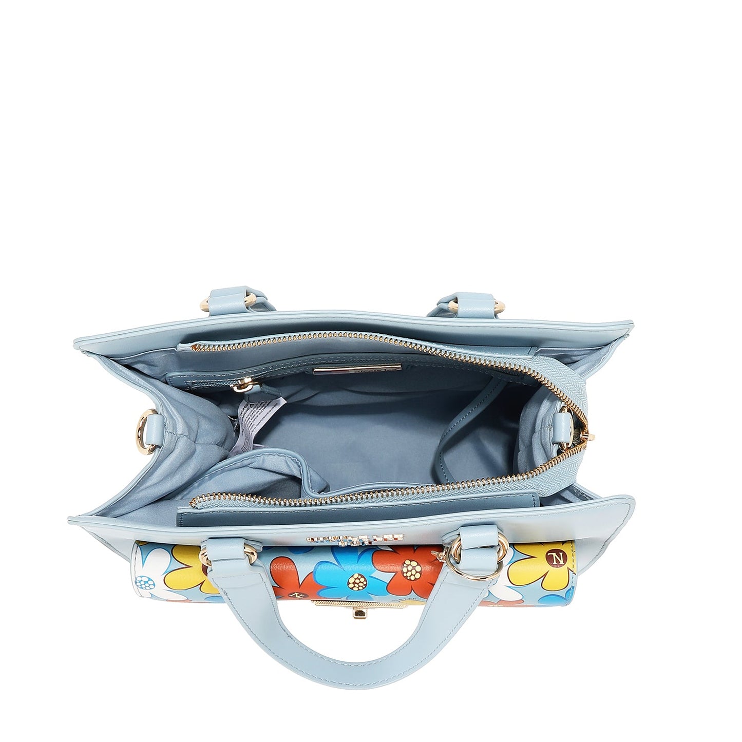 BOLSA DE TOTE POP FLORAL (AZUL)