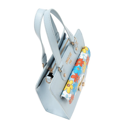 BOLSA DE TOTE POP FLORAL (AZUL)