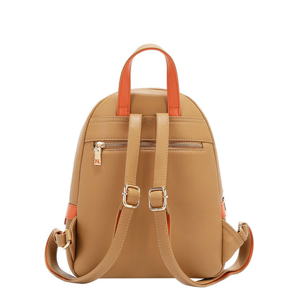 MOCHILA POP FLORAL (TAUPE)