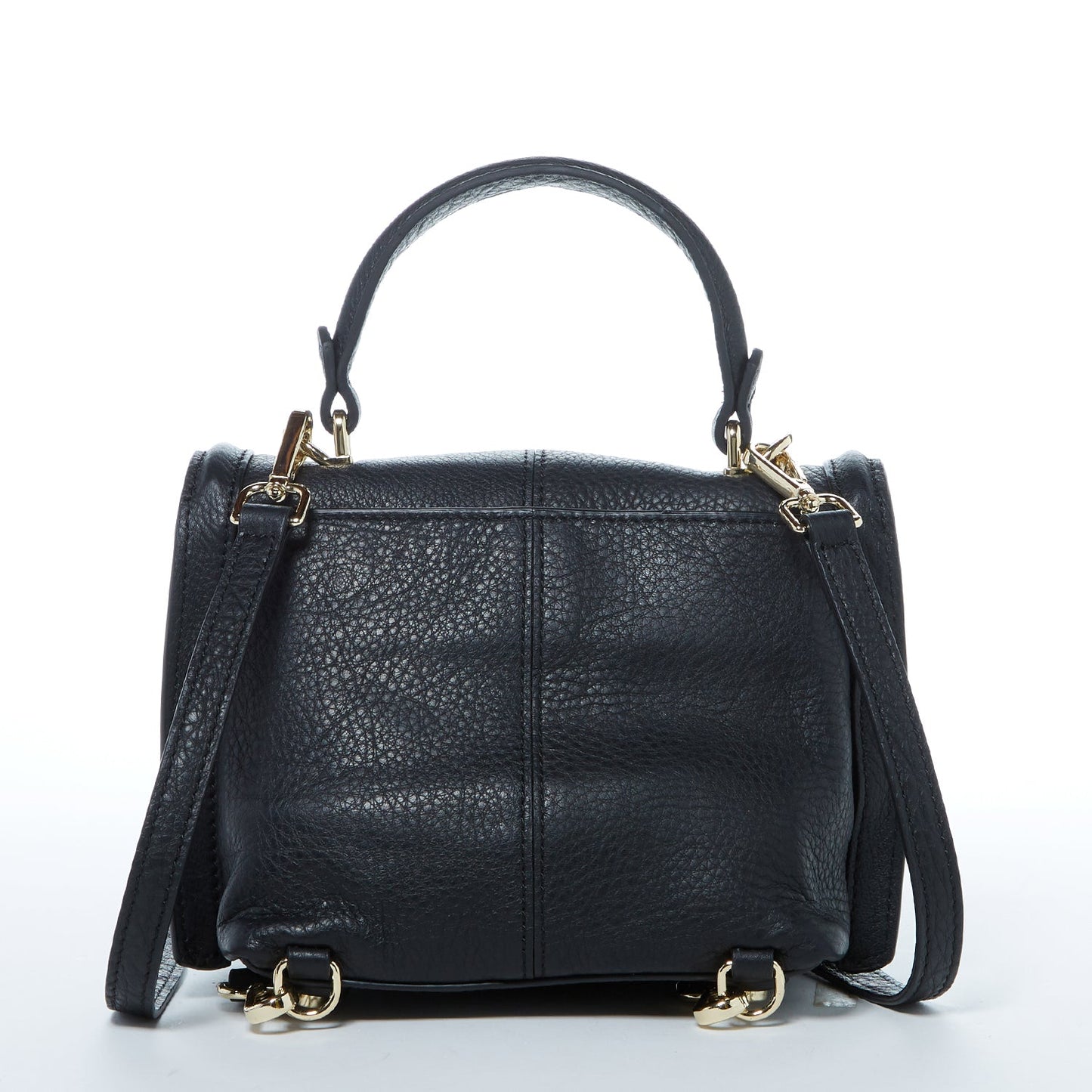 SUSU the Linda Black Crossbody Backpack Purse