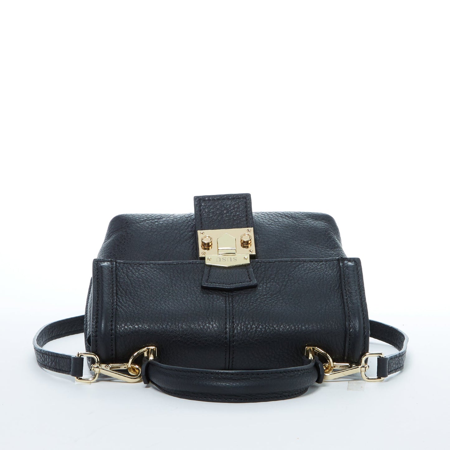 SUSU the Linda Black Crossbody Backpack Purse